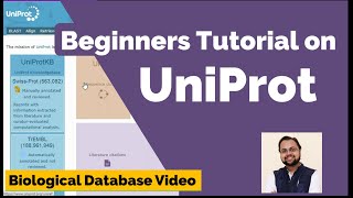 UniProt Database Tutorial A Beginners Guide [upl. by Eeryt]