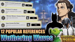 12 Popular References in Wuthering Waves [upl. by Adnamal813]