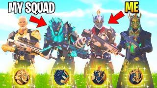 The MYTHIC BOSS SQUAD Challenge In Fortnite [upl. by Nosyerg]