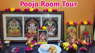 Pooja Room Tour  Pooja Room Organization in Tamil  Pooja Room Designing and Organizing Tips [upl. by Betta]