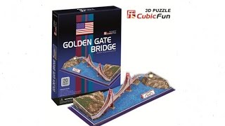 quotGolden Gate Bridgequot  Puzzle 3D [upl. by Sidon369]