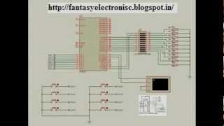 microcontroller 8051 base security alarm using GSM and hidden cameras include keil and Proteus [upl. by Eniawd]