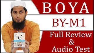 BOYA BYM1 Unboxing amp Review  Sound Test  UrduHindi  Hashmi Photos [upl. by Esylla]