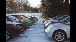 MR2 Roadster  Spyder  Scenic Road Trip in the Snow [upl. by Reyaht]