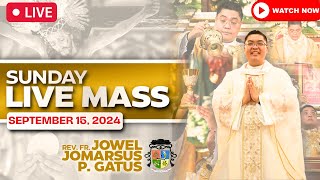 SUNDAY FILIPINO LIVE MASS TODAY ONLINE II SEPTEMBER 15 2024 II FR JOWEL JOMARSUS GATUS [upl. by Muir255]