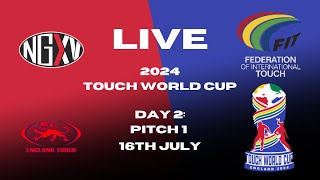 LIVE RUGBY TOUCH WORLD CUP  DAY 2 PITCH 1 [upl. by Harak482]