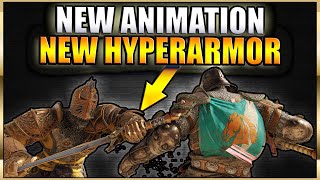 New Warden BUFFS  New Animation and Hyperamor  ForHonor [upl. by Va340]