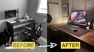 My simple and budget friendly desk makeover 2024 [upl. by Purpura616]