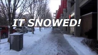 Snow day Dover hydraulic elevators 1 and 3 at Stadium Drive Garage UNL [upl. by Chance305]