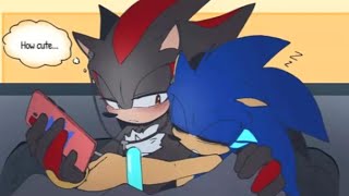 Sonadows cute night Sonic Comic Dub [upl. by Vacla]