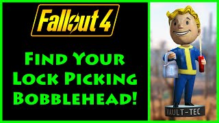 Fallout 4  Lock Picking Bobblehead Location  4K Ultra HD [upl. by Conney]