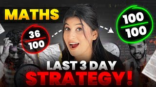 3 Days MATHS STRATEGY to score 98 marks🔥Class 10😎Cheatsheet amp My own Hacks✅ [upl. by Temme]