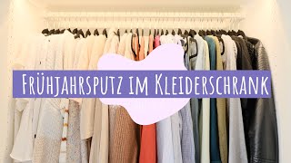 Kleiderschrank ausmisten I Frühjahrsputz [upl. by Nagorb925]