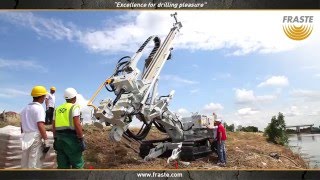 Installazione di Micropali con Fraste Mito 60  SGM Geologia e Ambiente srl [upl. by Milena]