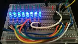 Arduino amp M74HC595B1 Shift Register Demo [upl. by Sillad]