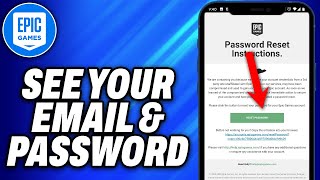 How To See Your Epic Games Email and Password 2024  Easy Fix [upl. by Ramoh933]