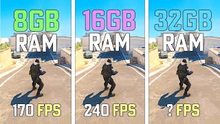 8GB RAM vs 16GB RAM ｜ Test in 9 Games [upl. by Hartnett935]