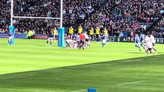 Darcy graham 2nd try v Italy summer international’s murrayfield 29th July 2023 [upl. by Nyla]