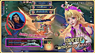 ENEMY ALDOUS GOT IMPRESSED BY ODETTE 👀✨ ODETTE WISDOM OF HEART STARLIGHT GAMEPLAY  MLBB [upl. by Marcile]