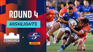 Edinburgh v DHL Stormers  Highlights  Round 4  URC 202425 [upl. by Carie]