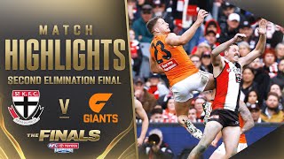 St Kilda v GWS Giants  Elimination Final  2023 Toyota AFL Finals Series [upl. by Loar]