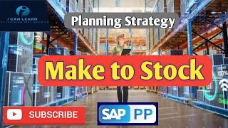 SAP PP Planning Strategy MTO  Make to stock  MTS [upl. by Leahciam]