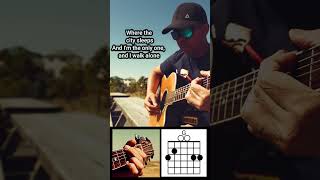 Boulevard Of Broken Dreams  Green Day  BASIC Guitar Chords Tutorial For Beginners guitarlessons [upl. by Nnylyma]