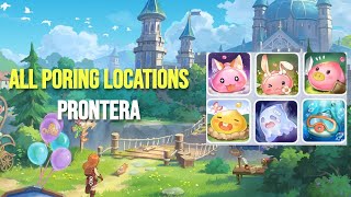 RAGNAROK ORIGIN LNA PORING LOCATIONS PRONTERA [upl. by Cherry549]