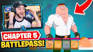 NEW Fortnite CHAPTER 5 Battle Pass Peter Griffin  More [upl. by Ynor128]