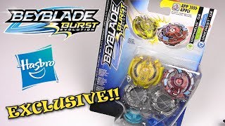 ORPHEUS O2 amp UNICREST U2 Unboxing HASBRO EXCLUSIVE Beyblade Burst Evolution [upl. by Lebasiairam]