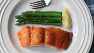 Miso Maple Salmon Recipe  Broiled Salmon with Miso Maple Glaze [upl. by Nodnrb]