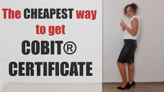 The cheapest way to get COBIT® certified [upl. by Hashim603]