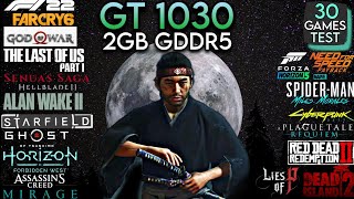 GT 1030 In Mid 2024  Test In 30 Games  A Good Budget Gpu [upl. by Adnylg]