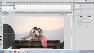 Shape Mask Animation in Flash  Adobe Flash CS6 Tutorial [upl. by Hessler543]