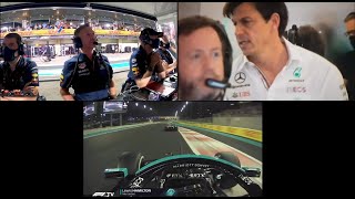 RedBull vs Mercedes Full Live Reactions Final Lap Abu Dhabi GP 2021 F1 [upl. by Rania17]