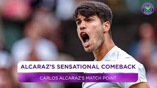 Carlos Alcaraz  Winning moment  Third round  Wimbledon 2024 [upl. by Roid]