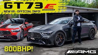 New 73 AMG V8 Plus AMG’s 1st EV Car Everything you need to know [upl. by Aleydis]