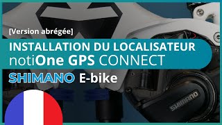 Installation du localisateur notiOne GPS Connect dans le moteur Shimano  eBike  raccourci [upl. by Lippold]