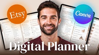 How To Make a Digital Planner To Sell on Etsy 2024  Step By Step Tutorial [upl. by O'Grady]