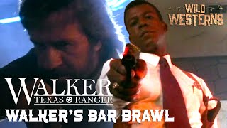 Walker And Trivette Go Out For A Bar Brawl ft Chuck Norris 🍺  Walker Texas Ranger [upl. by Yrocaj498]