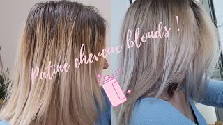 TUTO PATINE CHEVEUX BLONDS A LA MAISON  DIALIGHT 912 [upl. by Celina]