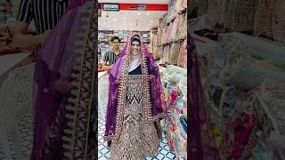 Dulhan Ka Lahenga  Bridal Shopping 🛍️ shortvideo minivlog youtubeshorts [upl. by Drucy]