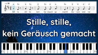 Stille stille kein Geräusch gemacht  Text und Noten  Klavier [upl. by Rainer834]