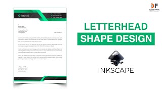 LETTERHEAD DESIGN  GRAPHICS DESIGN  SHAPE BUILDING  FIVERR  FREELANCING  INKSCAPE  ILLUSTRATOR [upl. by Norvell]