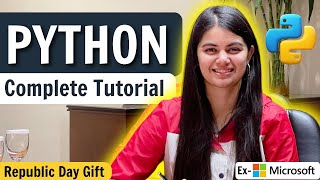 Python Tutorial for Beginners Full Course at shradhaKD  Republic Day Gift [upl. by Ahsyla170]