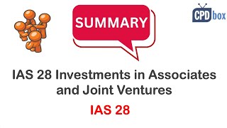 IAS 28 Investments in Associates and Joint Ventures  applies in 2024 [upl. by Serolod]