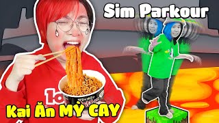 Kairon amp Simmy CHƠI PARKOUR TÉ 1 MẠNG ĂN MÌ CAY CẤP ĐỘ 100 Trong Roblox 😂 [upl. by Kelcey294]