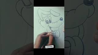 How to draw pluto dog art cartooncute sketch love pencil animals pluto dog [upl. by Akemaj]