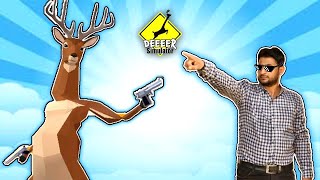 Deer Simulator Funniest Gameplay  SaLLu ka Deer  Ye Shararti Deer HaiDeer Simulator Hindi Dubbed [upl. by Knick286]