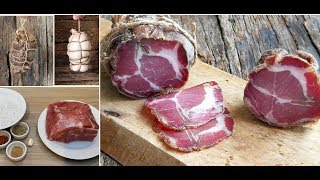 How to MAKE CURE and AGE ITALIAN CAPICOLA at home [upl. by Flosser]